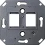 Gira 019100 anello di supporto per presa dati AMP/RADIALL - nero (System 55)