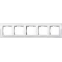 GIRA 0215723 inserto interruttore a bilanciere 1 polo 2 vie 10A 250V AC, da incasso, morsetti a vite, System 55