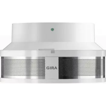 GIRA 233702 rilevatore di fumo dual-sensor RWM Dual con base 230V, bianco
