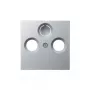 Gira coperchio per presa TV/radio, System 55, alluminio 086926