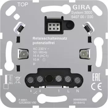 Gira Modulo relè a potenziale libero 540700