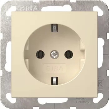 Gira System 55 Presa SCHUKO bianco crema (418801)