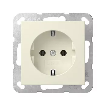 Gira System 55 Presa SCHUKO bianco crema (418801)