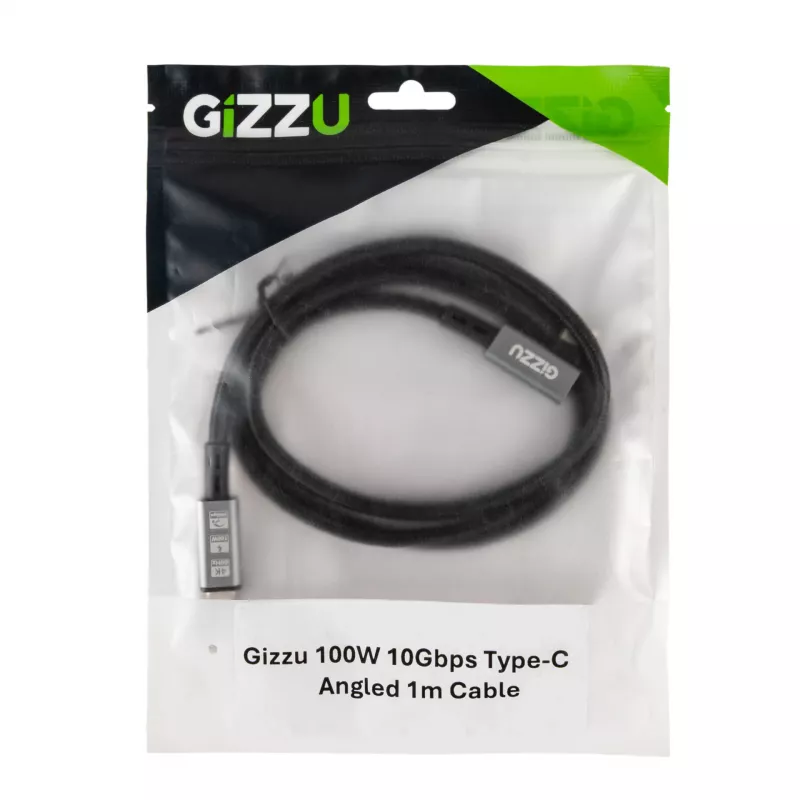 Cavo angolare Type-C 100W 10Gbps Gizzu 1 m
