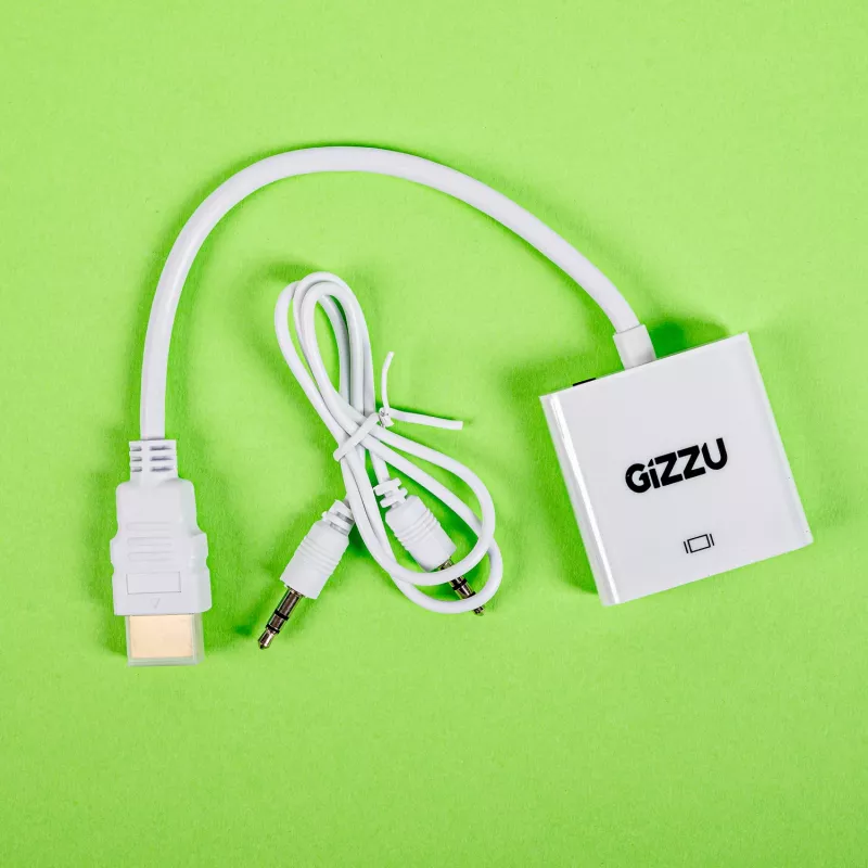 Gizzu adattatore da HDMI a VGA 1080P con audio