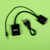 Gizzu Adattatore VGA a HDMI 1080P con Audio