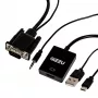 Gizzu Adattatore VGA a HDMI 1080P con Audio