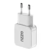 Gizzu caricabatterie da parete GaN 2 porte 30W USB-C PD + USB-A QC bianco