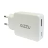 Gizzu caricabatterie da parete GaN 2 porte 65W