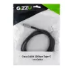 GIZZU Cavo USB-C a USB-C 240W 20Gbps 2m nero