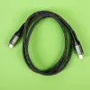 Cavo intrecciato GIZZU USB-C a USB-C 240W 480Mbps 1m nero