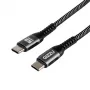 Cavo intrecciato GIZZU USB-C a USB-C 240W 480Mbps 1m nero