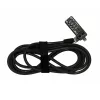 GIZZU Lucchetto a combinazione slimline con cavo da 2m per notebook e ultrabook