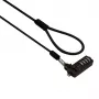 GIZZU Lucchetto a combinazione slimline con cavo da 2m per notebook e ultrabook