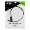 Gizzu Cavo splitter audio a 3 poli - nero