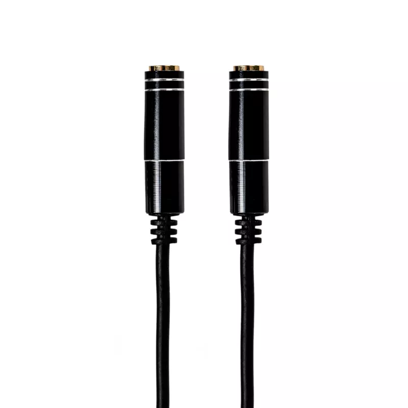 Gizzu Cavo splitter audio a 3 poli - nero