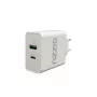 GIZZU caricabatterie da parete dual-port 36W USB-C PD & QC3.0 - bianco