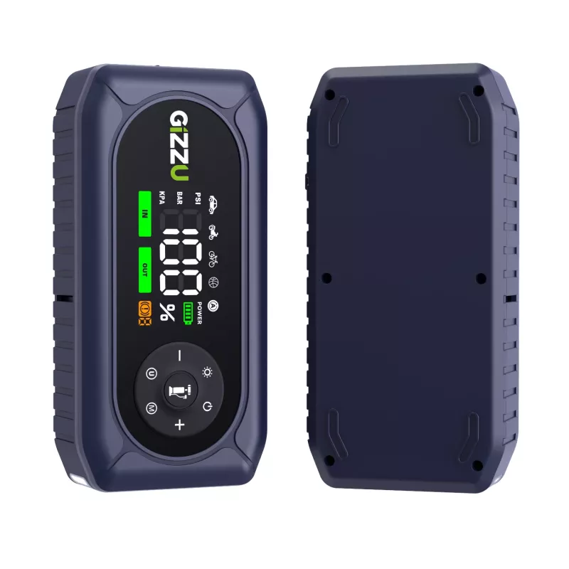 Gizzu Avviatore di emergenza e compressore d'aria 4-in-1