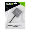 Gizzu Hub 4-in-1 da Type-C a doppio HDMI