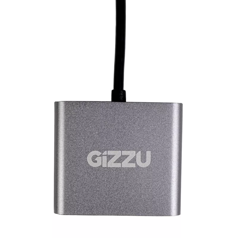 Gizzu Hub 4-in-1 da Type-C a doppio HDMI