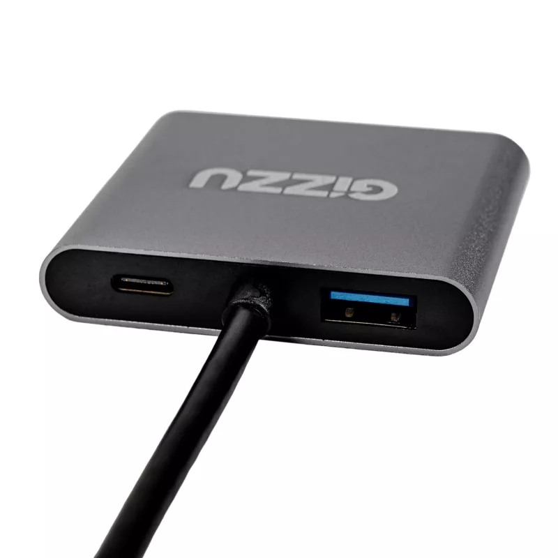 Gizzu Hub 4-in-1 da Type-C a doppio HDMI