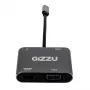 Gizzu Hub 4-in-1 Type-C a HDMI/VGA/USB3.0