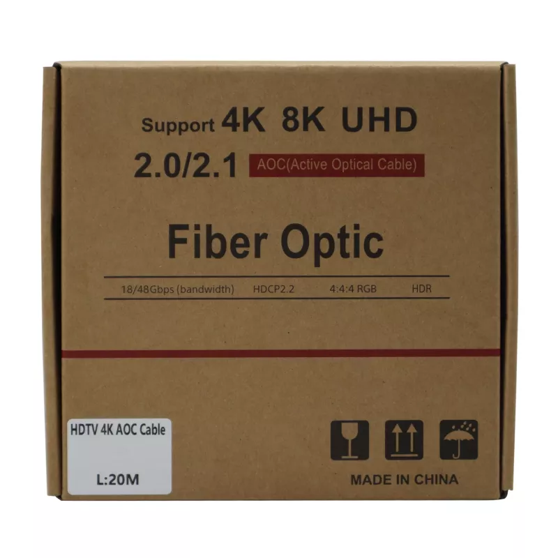 GIZZU cavo HDMI in fibra ottica attivo 4K 20m