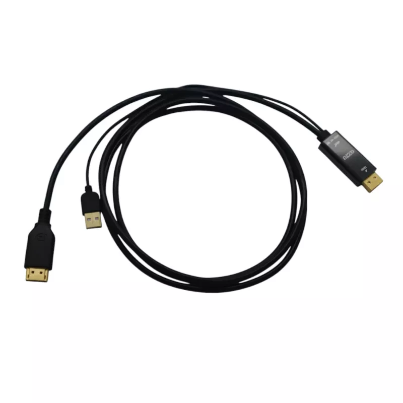 Gizzu Cavo convertitore attivo 4K HDMI a DisplayPort 1,8 m nero