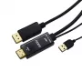 Gizzu Cavo convertitore attivo 4K HDMI a DisplayPort 1,8 m nero