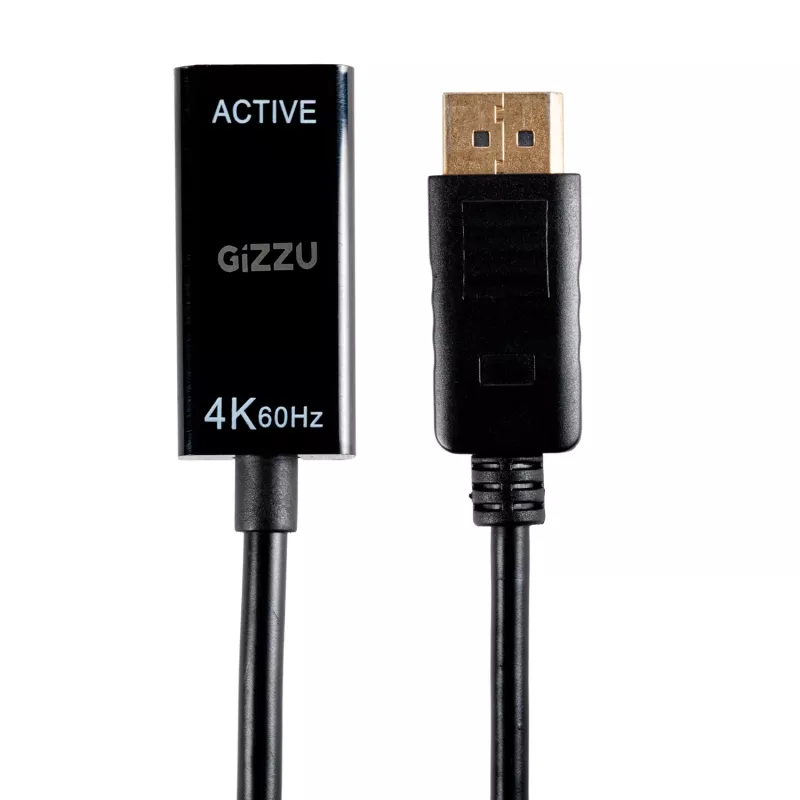 Gizzu Adattatore attivo da DisplayPort a HDMI 4K60Hz