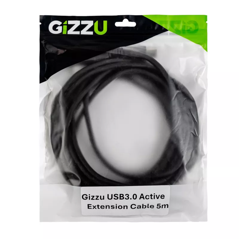 Gizzu Cavo di prolunga attivo USB 3.0 5m - nero