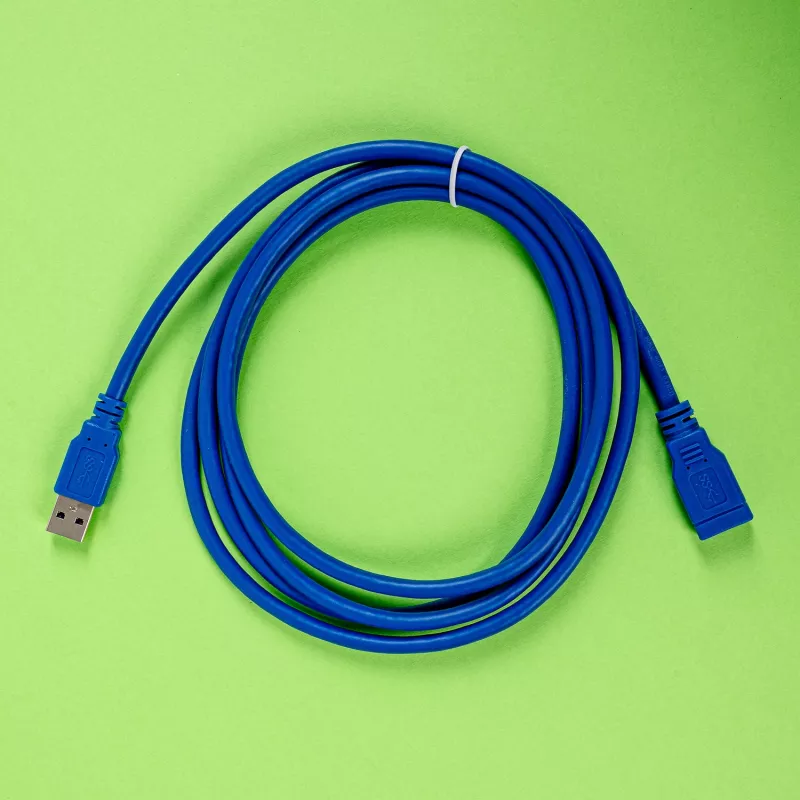 Gizzu Cavo di prolunga USB 3.0 2m – 5Gbps, connettore maschio a connettore femmina, nero