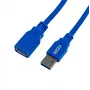 Gizzu Cavo di prolunga USB 3.0 2m – 5Gbps, connettore maschio a connettore femmina, nero