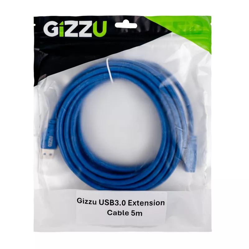 Gizzu cavo di prolunga USB 3.0 5m - blu