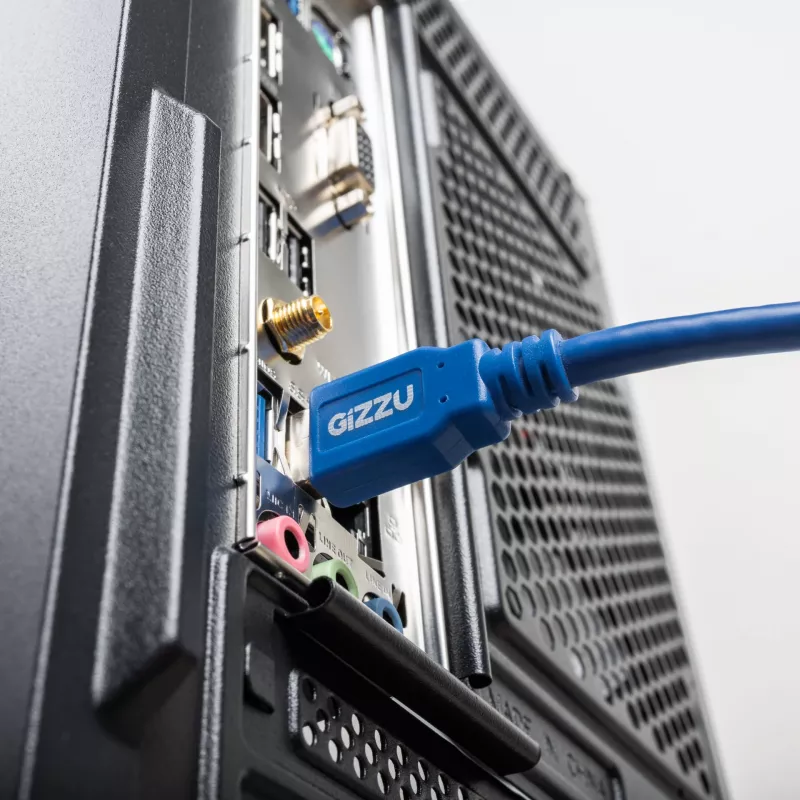 Gizzu cavo di prolunga USB 3.0 5m - blu