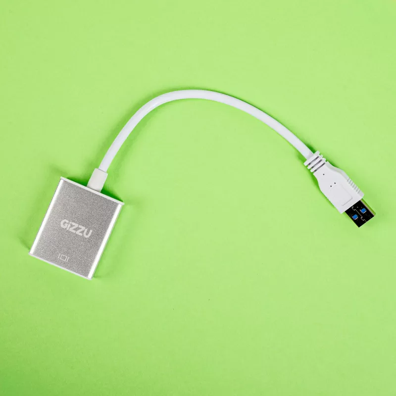 Gizzu Adattatore USB 3.0 a HDMI - uscita video Full HD 1080p, nero