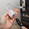 Gizzu Adattatore USB 3.0 a HDMI - uscita video Full HD 1080p, nero