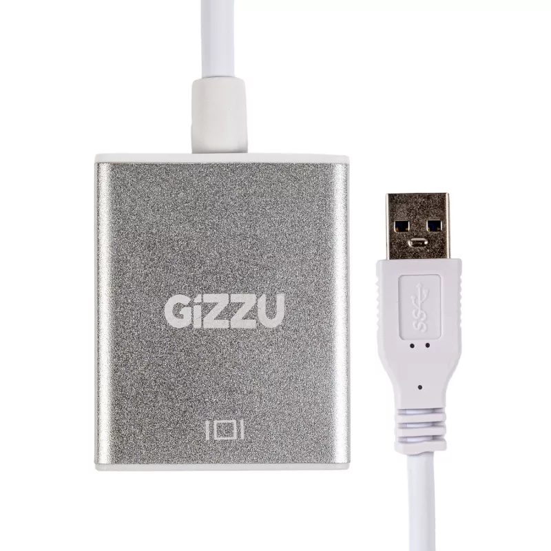 Gizzu Adattatore USB 3.0 a HDMI - uscita video Full HD 1080p, nero