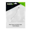 Gizzu Adattatore audio USB Type-C a 3,5 mm AUX - bianco