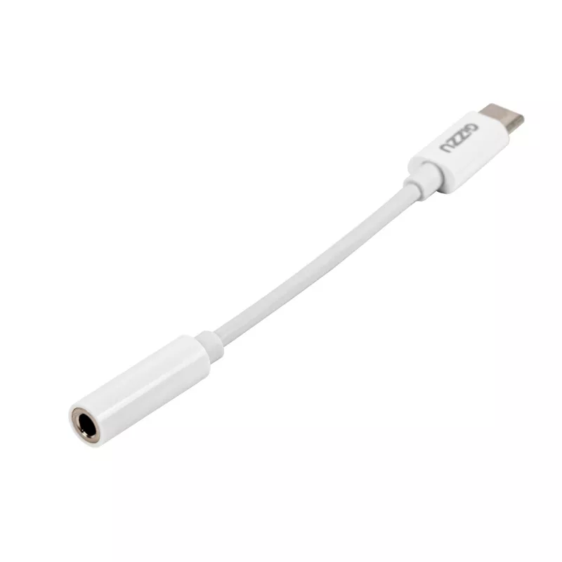 Gizzu Adattatore audio USB Type-C a 3,5 mm AUX - bianco