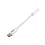 Gizzu Adattatore audio USB Type-C a 3,5 mm AUX - bianco