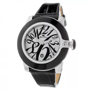 GLAM ROCK GR32083 Orologio da donna 44mm pelle bianca