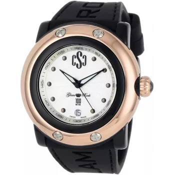 GLAM ROCK GR62019 Orologio da donna in ceramica 46mm Swiss Quartz bianco