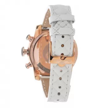 GLAM ROCK Orologio da donna al quarzo GR32166R 44mm Cinturino in silicone bianco