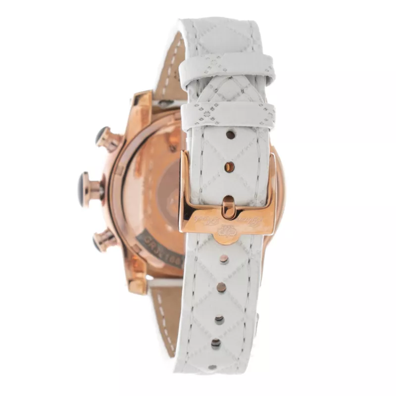GLAM ROCK Orologio da donna al quarzo GR32166R 44mm Cinturino in silicone bianco