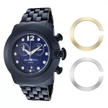GLAM ROCK Orologio da donna GR32161 (44mm) - Ceramica bianca Quarzo svizzero