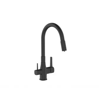 Frullatore a mano glamour nero 400W con filtro