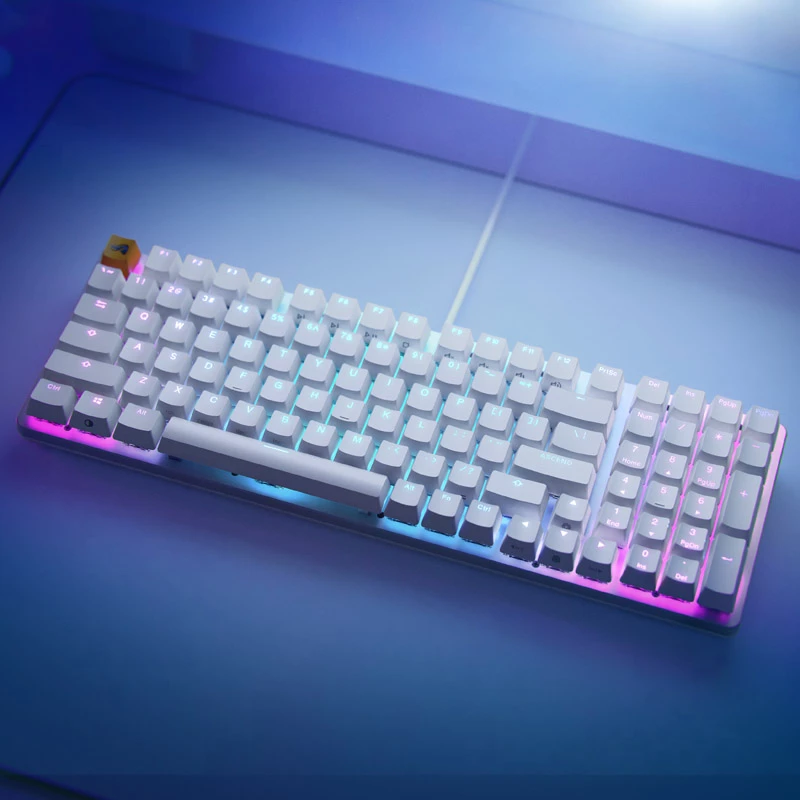 Glorious GMMK 2 Full-Size tastiera - Fox Switches, layout NO, bianco