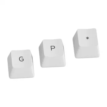 Glorious GPBT tasti - 115 tasti PBT, ISO, layout ES, Arctic White