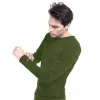 Glovii GJ1CS Maglia intima termica riscaldata girocollo maniche lunghe nera unisex
